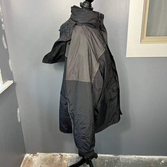 Heavy duty black North End zip up hoodie winter jacket with pockets - Picture 11 of 14